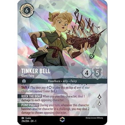 Tinker Bell - Giant Fairy (Enchanted) (216/204) - The First Chapter Holofoil