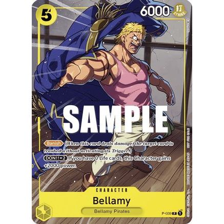 Bellamy (Pirates Party Vol. 4) (P-039) - One Piece Promotion Cards