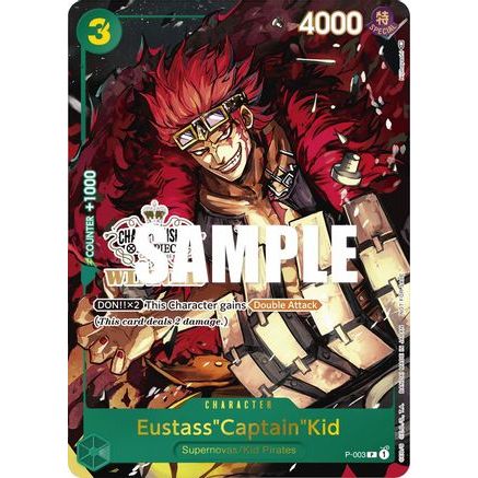 Eustass"Captain"Kid (Store Championship Vol. 2 Winner) (P-003) - One Piece Promotion Cards Foil