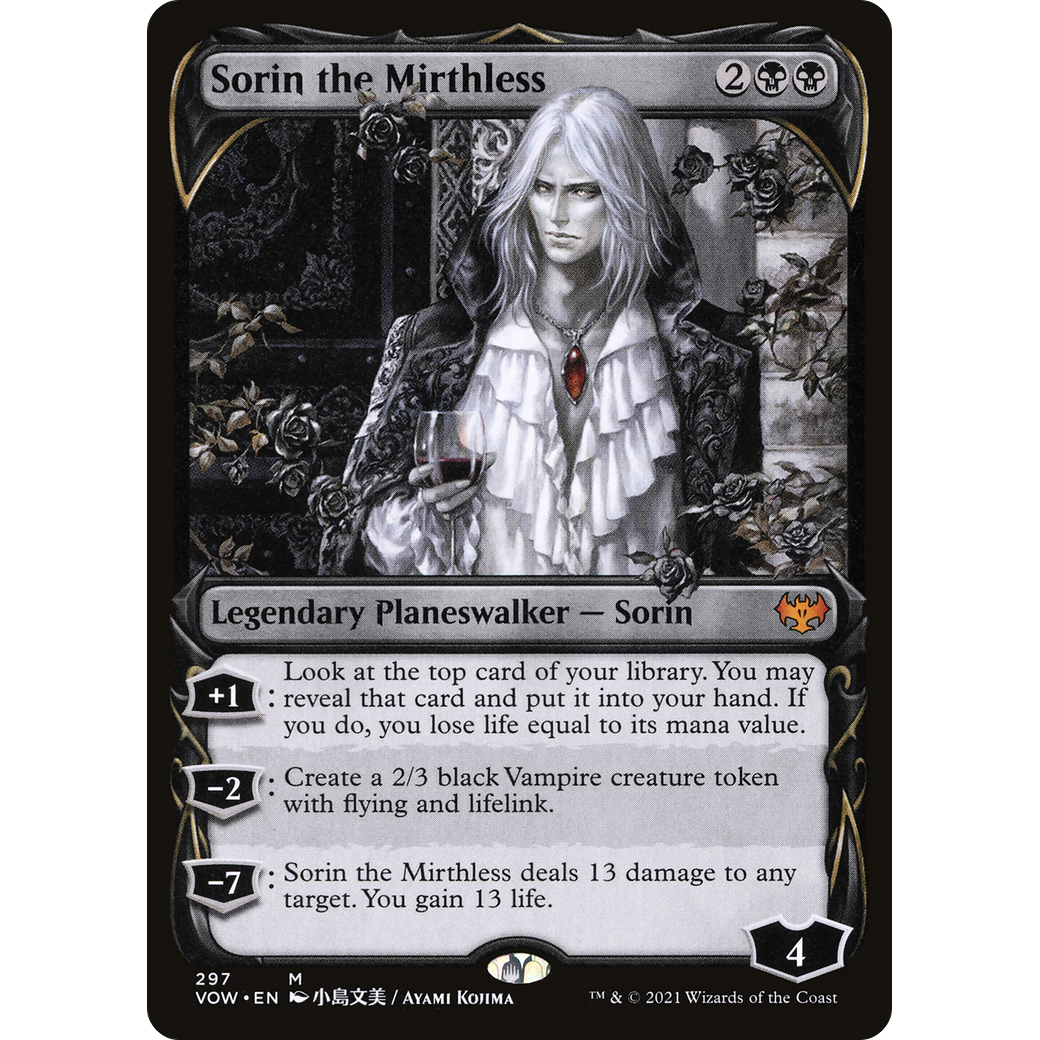 Sorin the Mirthless (Showcase) (VOW-297) - Innistrad: Crimson Vow: (Showcase)