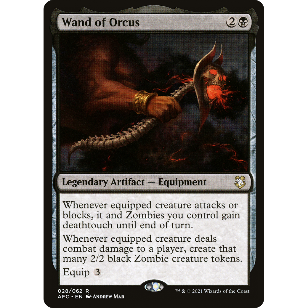 Wand of Orcus (AFC-028) - Forgotten Realms Commander