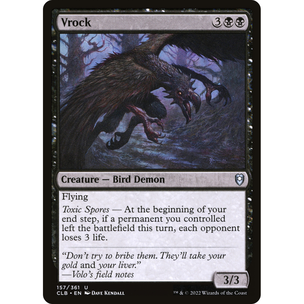 Vrock (CLB-157) - Commander Legends: Battle for Baldur's Gate Foil
