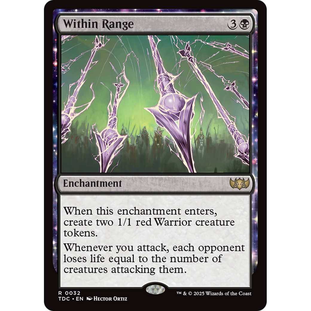 Within Range (TDC-032) - Commander: Tarkir: Dragonstorm: (enchantment)