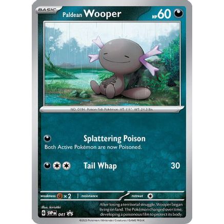 Paldean Wooper - 041 41 - SV Scarlet & Violet Promo Cards Holofoil