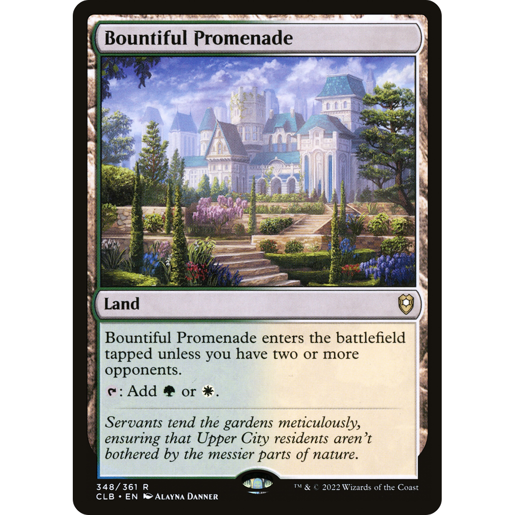 Bountiful Promenade (CLB-348) - Commander Legends: Battle for Baldur's Gate