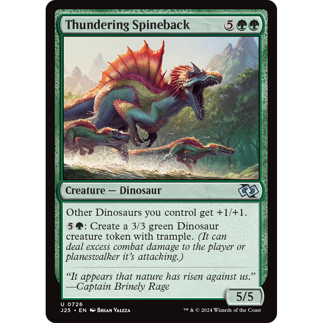 Thundering Spineback (J25-726) - Foundations Jumpstart