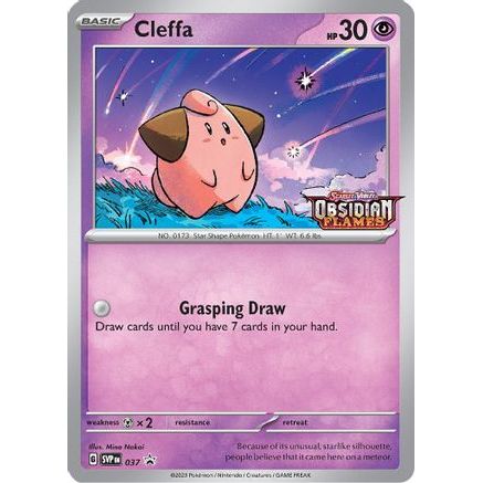 Cleffa - 037 (Prerelease) 37 - SV Scarlet & Violet Promo Cards Holofoil