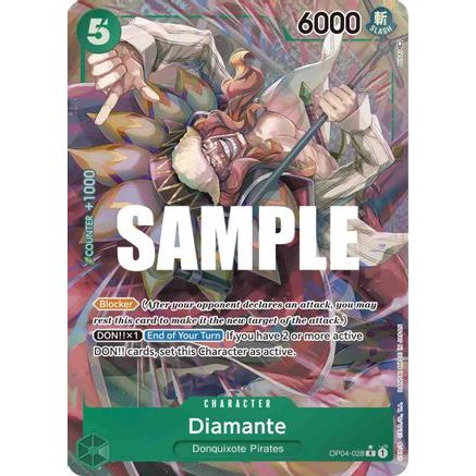 Diamante (Alternate Art) (OP04-028) - Kingdoms of Intrigue Foil