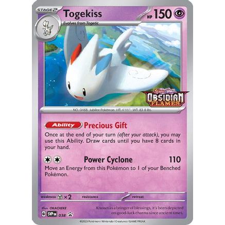 Togekiss - 038 (Prerelease) 38 - SV Scarlet & Violet Promo Cards Holofoil
