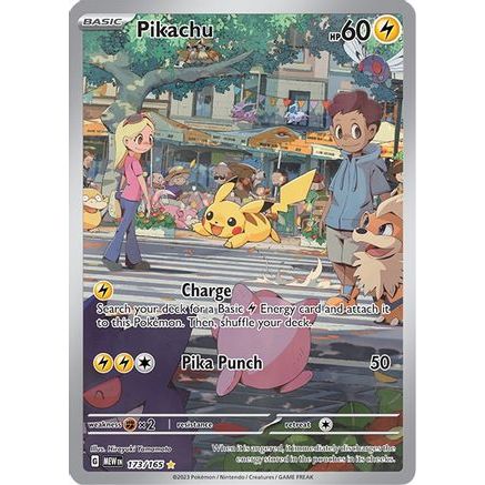 Pikachu - 173/165 173 - SV Scarlet & Violet 151 Holofoil