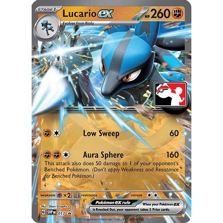 Lucario ex 17 - Prize Pack Series Cards Holofoil