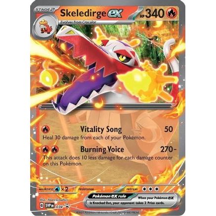 Skeledirge ex - 034 34 - SV Scarlet & Violet Promo Cards Holofoil
