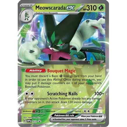 Meowscarada ex - 033 33 - SV Scarlet & Violet Promo Cards Holofoil