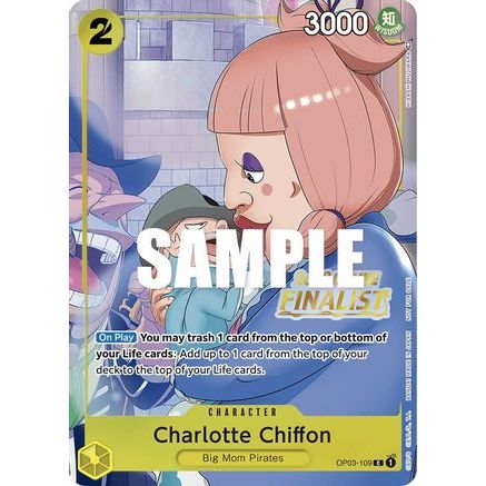 Charlotte Chiffon (Online Regional 2023) [Finalist] (OP03-109) - One Piece Promotion Cards Foil