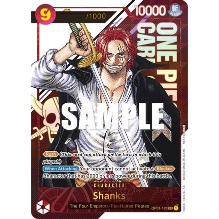 Shanks (Championship 2023) [Serial Number] (OP01-120) - One Piece Promotion Cards Foil