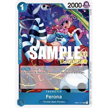 Perona (Judge Pack Vol. 2) (OP01-077) - One Piece Promotion Cards Foil