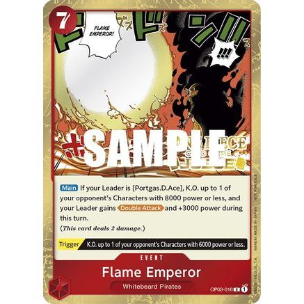 Flame Emperor (Judge Pack Vol. 2) (OP03-016) - One Piece Promotion Cards Foil