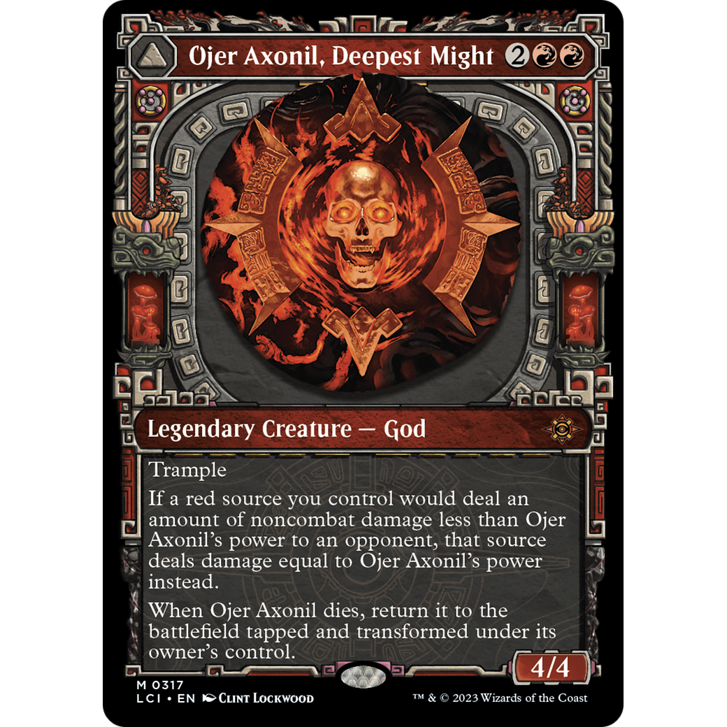 Ojer Axonil, Deepest Might // Temple of Power (LCI-317) - The Lost Caverns of Ixalan: (Showcase) Foil