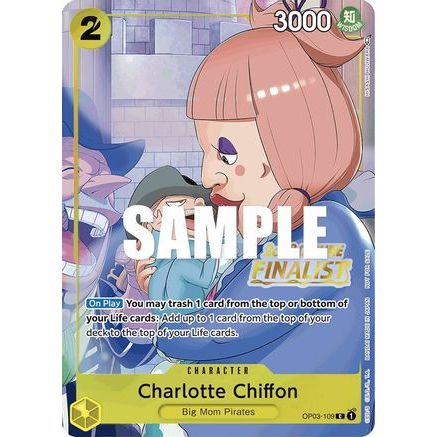 Charlotte Chiffon (Offline Regional 2023) [Finalist] (OP03-109) - One Piece Promotion Cards Foil