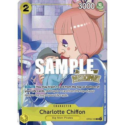 Charlotte Chiffon (Offline Regional 2023) [Participant] (OP03-109) - One Piece Promotion Cards Foil