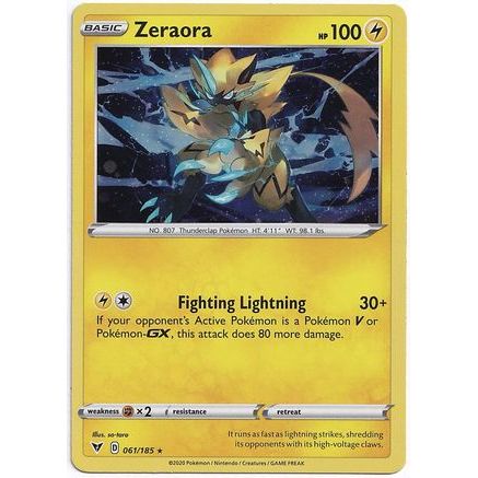 Zeraora - 061/185 (Cosmos Holo) 61 - Miscellaneous Cards & Products Holofoil
