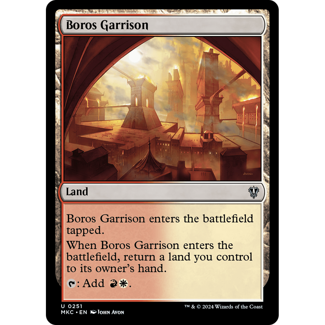 Boros Garrison (MKC-251) - Murders at Karlov Manor Commander