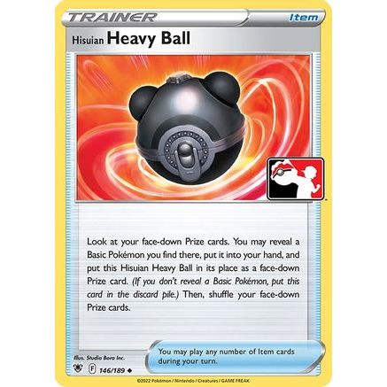 Hisuian Heavy Ball 146 - Prize Pack Series Cards Holofoil