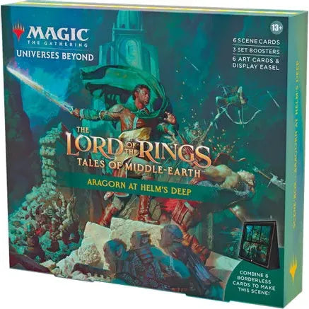 The Lords of the Rings: Tales of Middle Earth Scene Box Aragorn at Helm's Deep