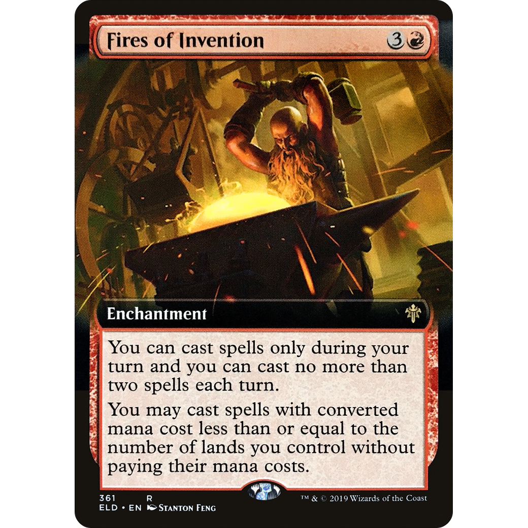 Fires of Invention (Extended Art) (ELD-361) - Throne of Eldraine: (Extended Art)