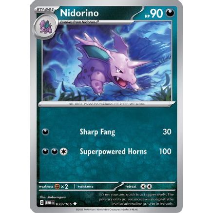 Nidorino 33 - SV Scarlet & Violet 151