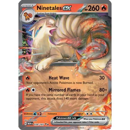 Ninetales ex - 038/165 38 - SV Scarlet & Violet 151 Holofoil
