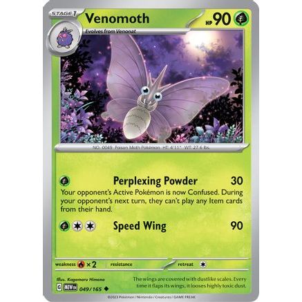 Venomoth 49 - SV Scarlet & Violet 151