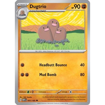 Dugtrio 51 - SV Scarlet & Violet 151