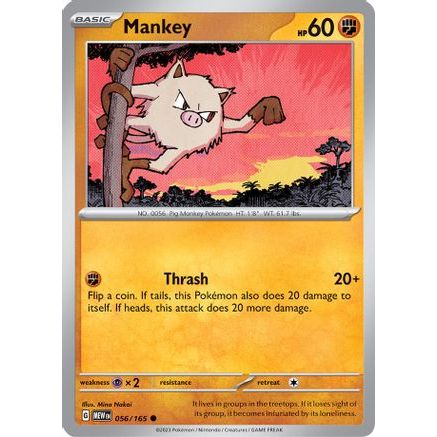 Mankey 56 - SV Scarlet & Violet 151