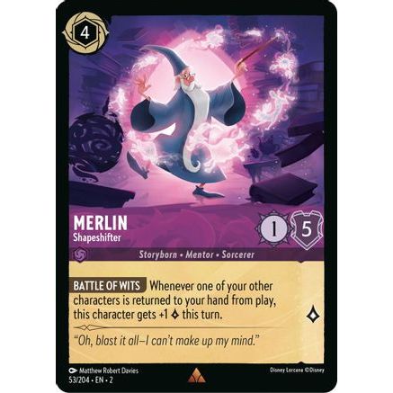 Merlin - Shapeshifter (53/204) - Rise of the Floodborn Cold Foil