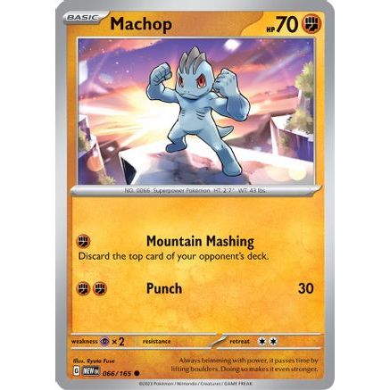 Machop 66 - SV Scarlet & Violet 151 Reverse Holofoil