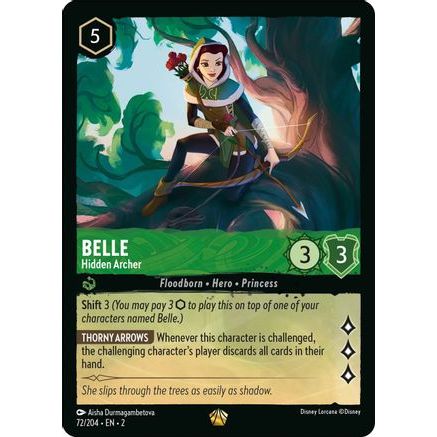 Belle - Hidden Archer (72/204) - Rise of the Floodborn Cold Foil