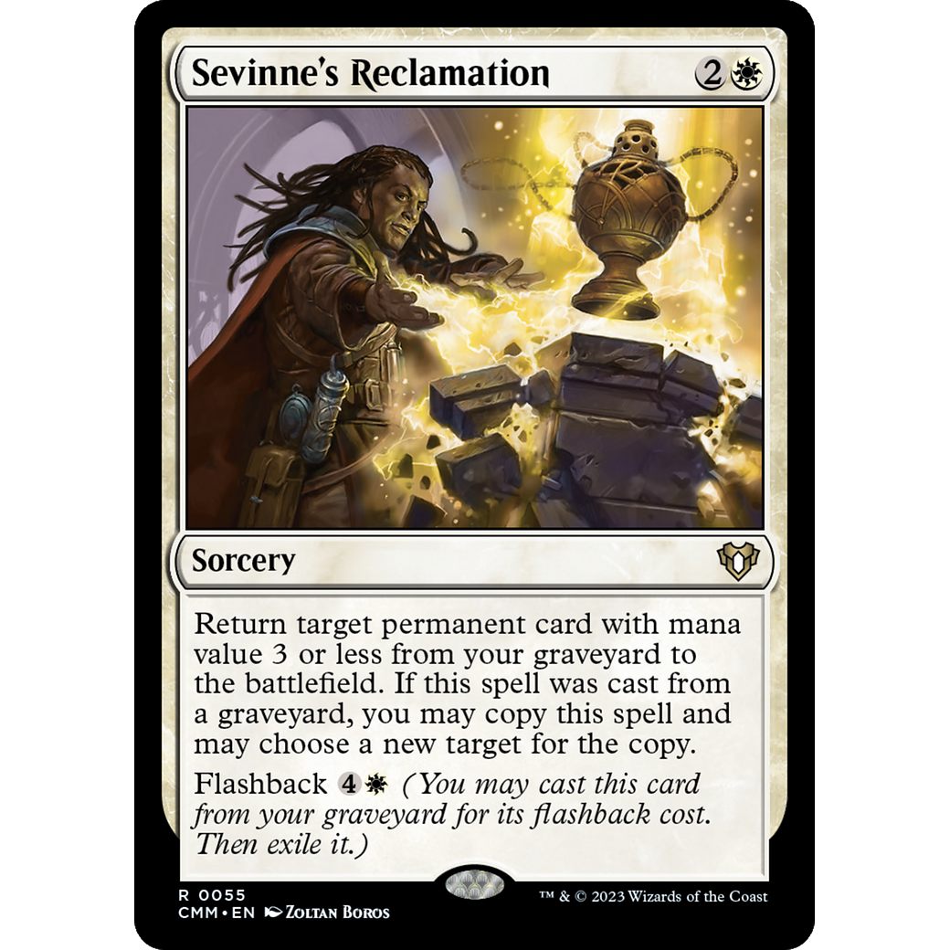 Sevinne's Reclamation (CMM-055) - Commander Masters
