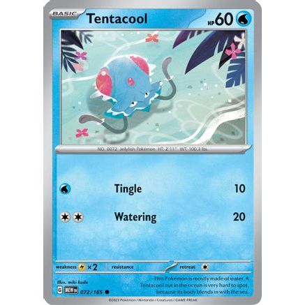Tentacool 72 - SV Scarlet & Violet 151