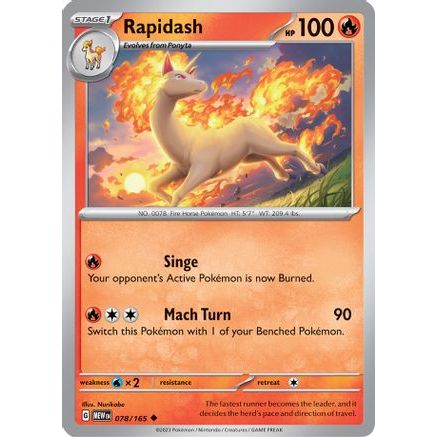 Rapidash 78 - SV Scarlet & Violet 151