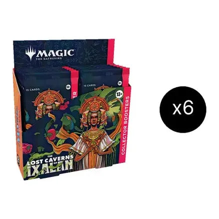 Magic The Gathering: Lost Caverns of Ixalan Collector Booster Case (Contains 6 Boxes)