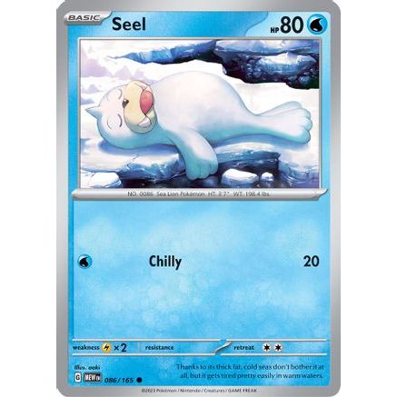 Seel 86 - SV Scarlet & Violet 151 Reverse Holofoil
