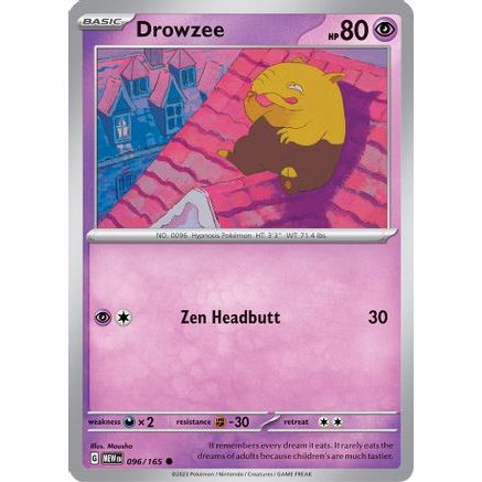 Drowzee 96 - SV Scarlet & Violet 151 Reverse Holofoil