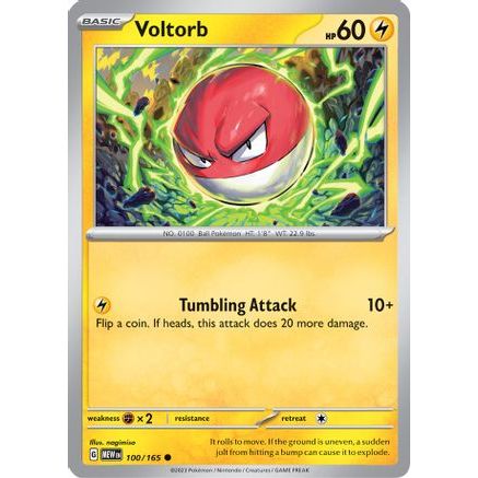 Voltorb 100 - SV Scarlet & Violet 151 Reverse Holofoil