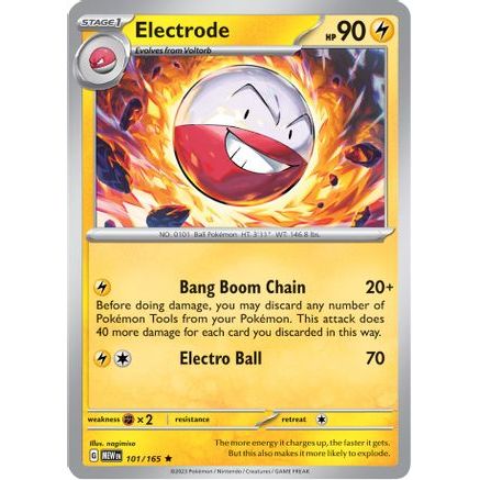 Electrode 101 - SV Scarlet & Violet 151 Reverse Holofoil