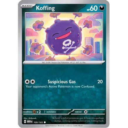 Koffing 109 - SV Scarlet & Violet 151