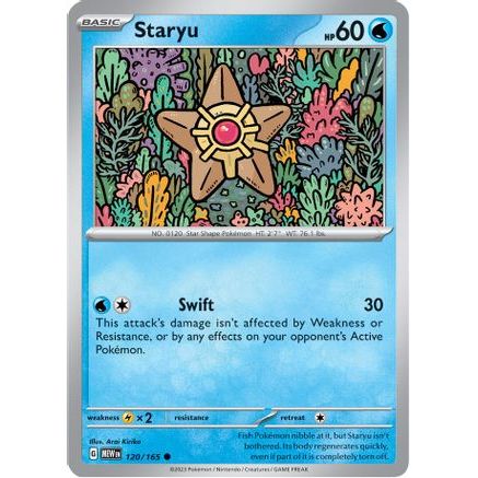 Staryu 120 - SV Scarlet & Violet 151 Reverse Holofoil