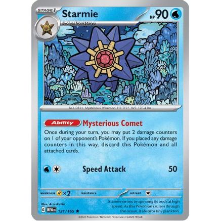 Starmie 121 - SV Scarlet & Violet 151 Reverse Holofoil