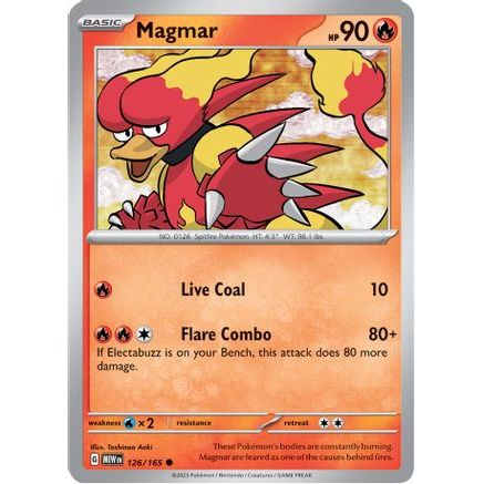 Magmar 126 - SV Scarlet & Violet 151