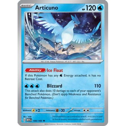 Articuno 144 - SV Scarlet & Violet 151 Reverse Holofoil